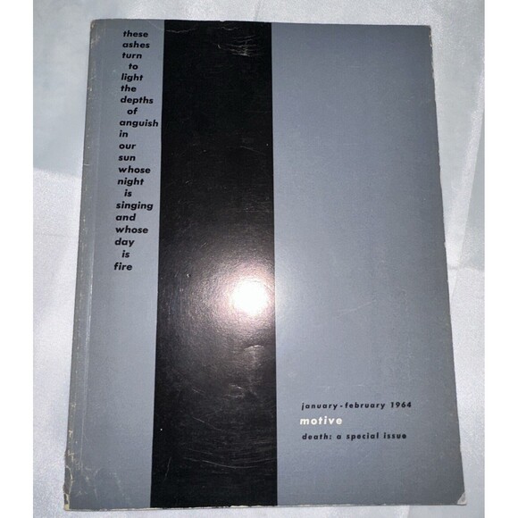 1964 Motive Magazine Methodist Student Movement Poetry, Art, Politics SC Death - Picture 1 of 6
